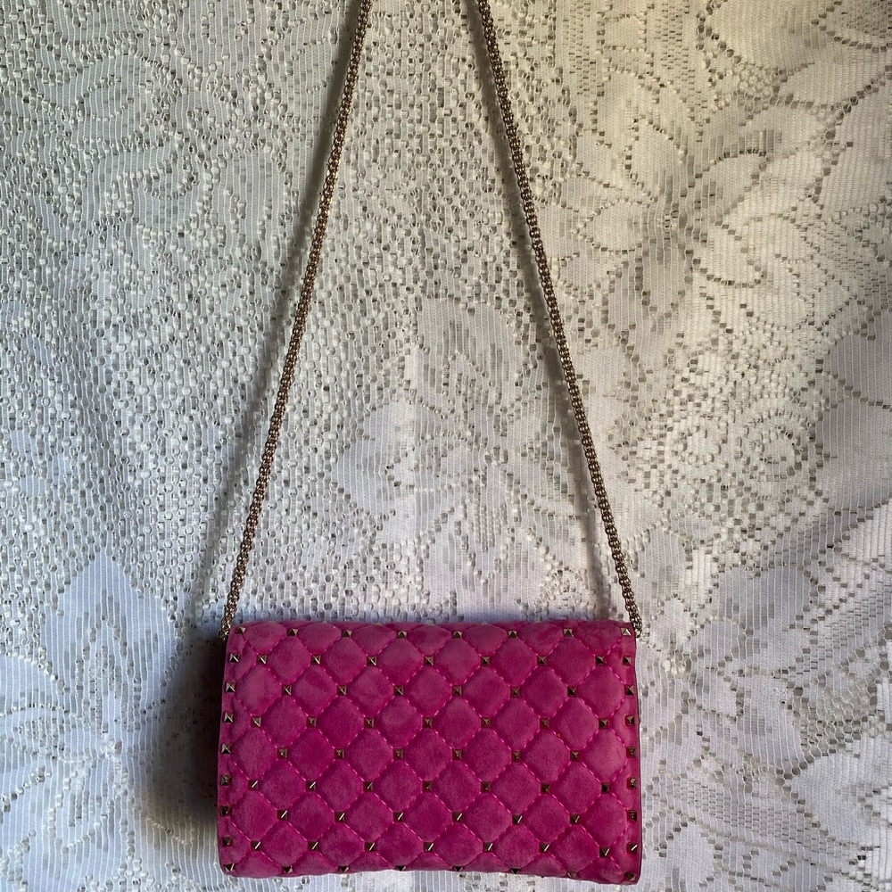 AUTHENTIC VALENTINO GARAVANI ROCKSTUD SPIKE SHOULDER BAG - Picture 3 of 16